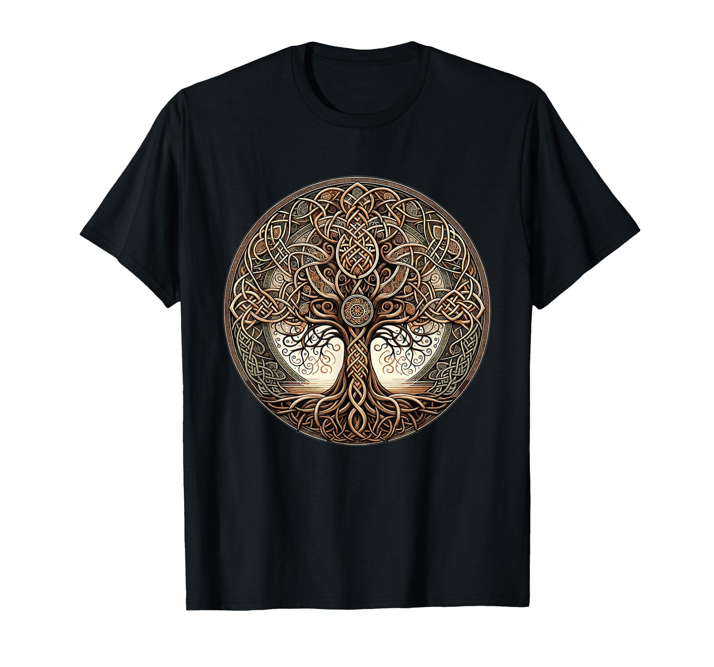 Celtic 'Tree Of Life' Roundel s Celtic Knot Designs T-Shirt