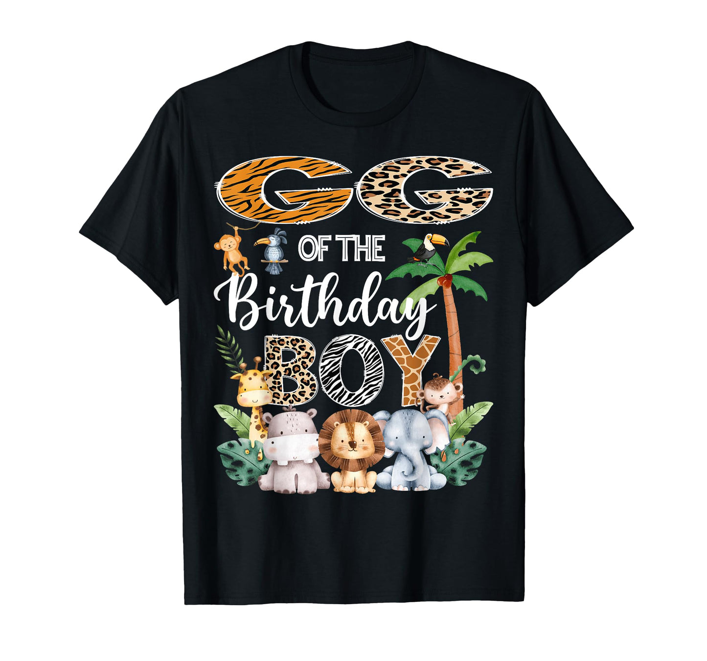 GG Of The Birthday Boy Safari Jungle Bday Party T-Shirt