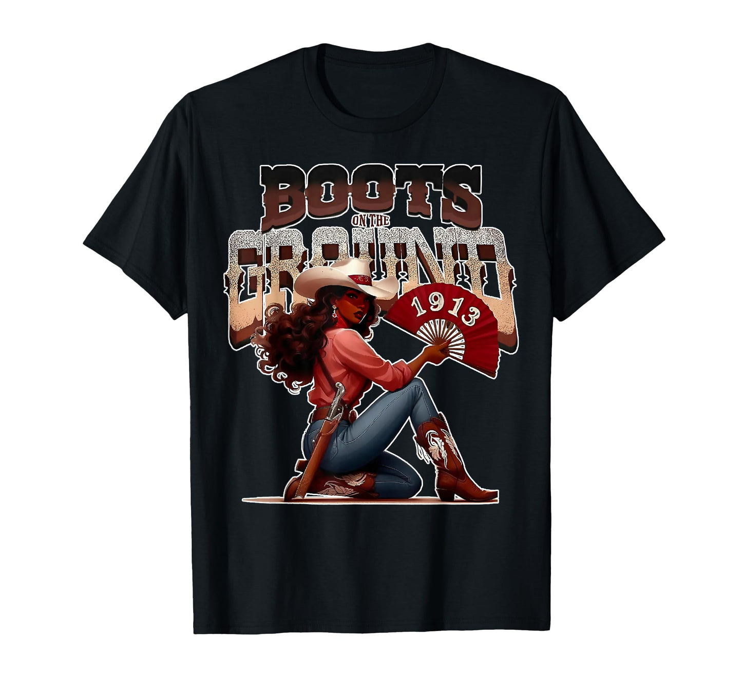 Boots On The Ground Where Them Fans At T-Shirt