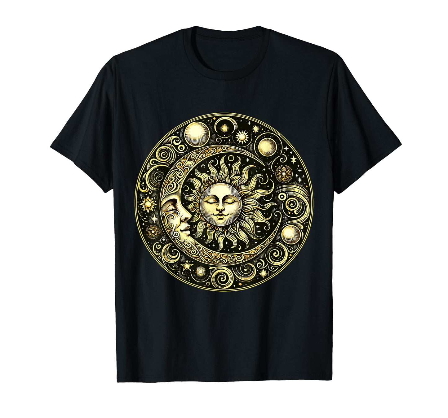 Celestial Moon and Sun T-Shirt