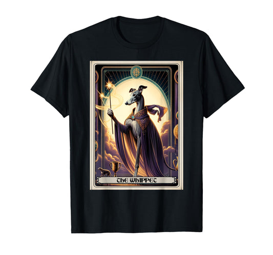 The Whippet Tarot Card Dog T-Shirt