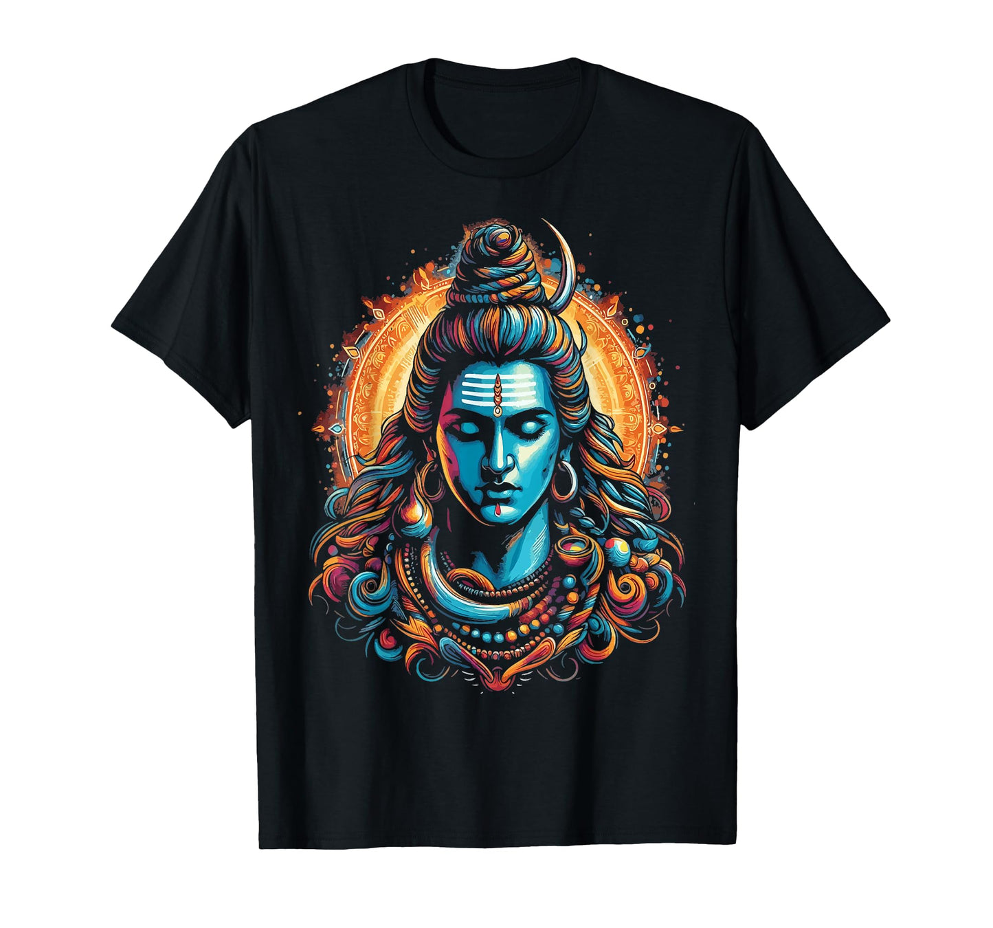 Lord Shiva Hindu God Mahadeva Trident Hinduism Devotee T-Shirt