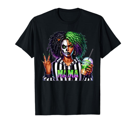 Scary Mama Costume Horror Halloween Mom T-Shirt