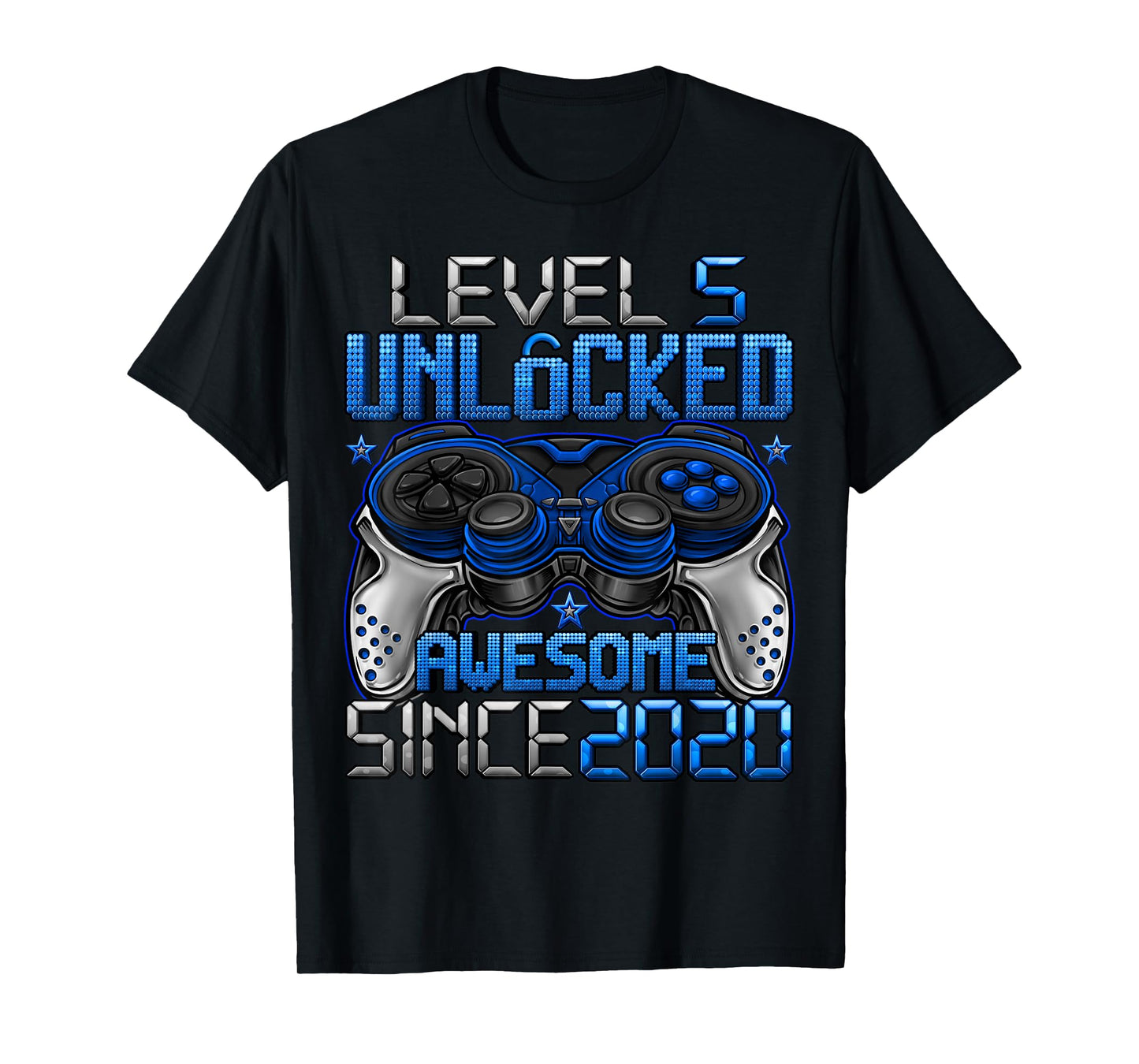 Level 5 Unlocked 5 Year Old Gifts For Boys 5th Birthday Boy T-Shirt