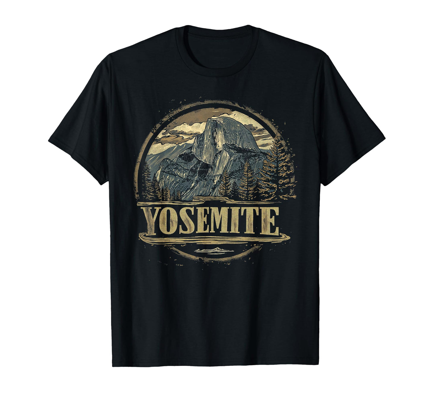 Yosemite - US National Park Vintage Men Women Retro T-Shirt