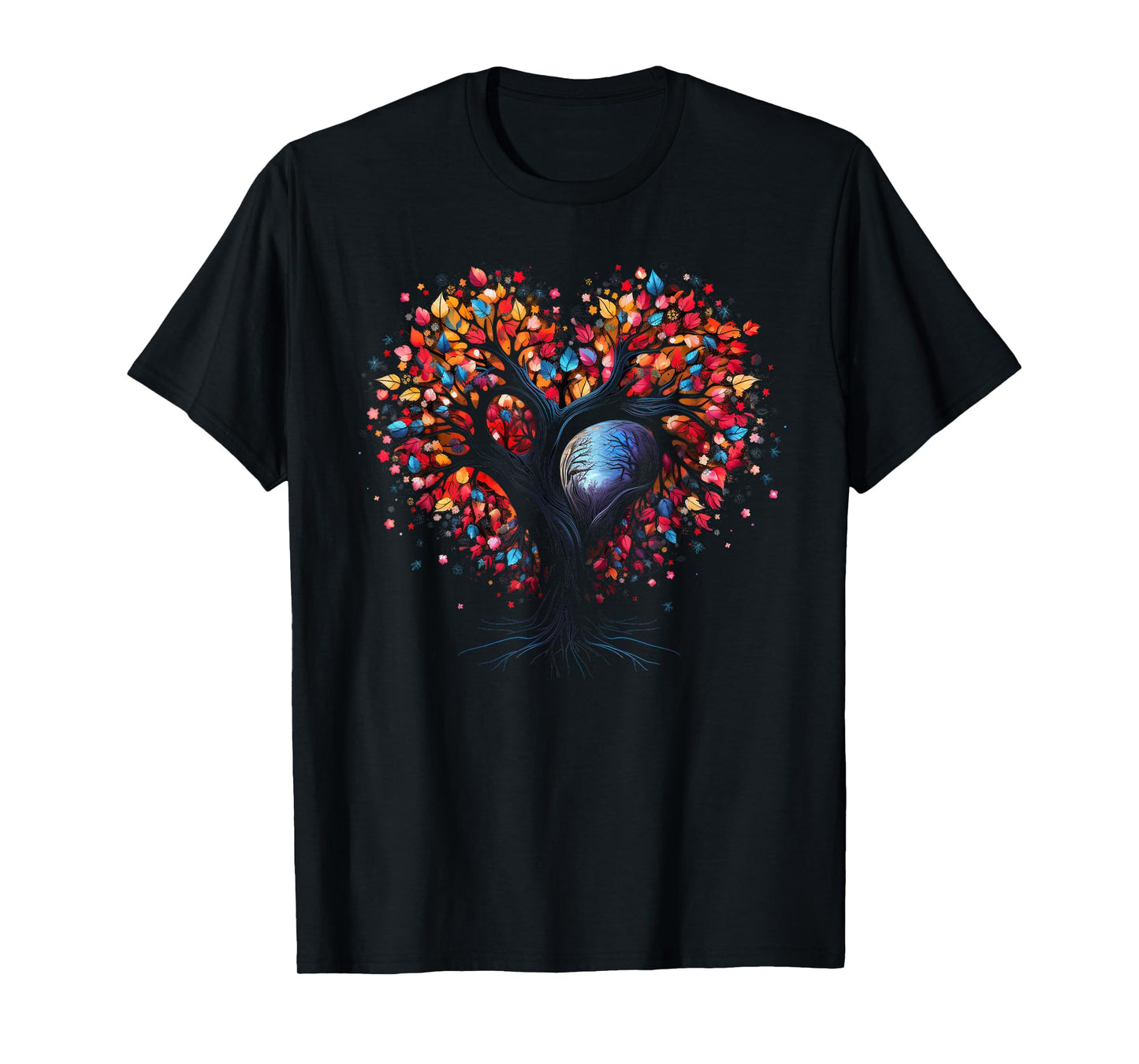 Tree of Life Heart Buddhism Yoga Meditation T-Shirt