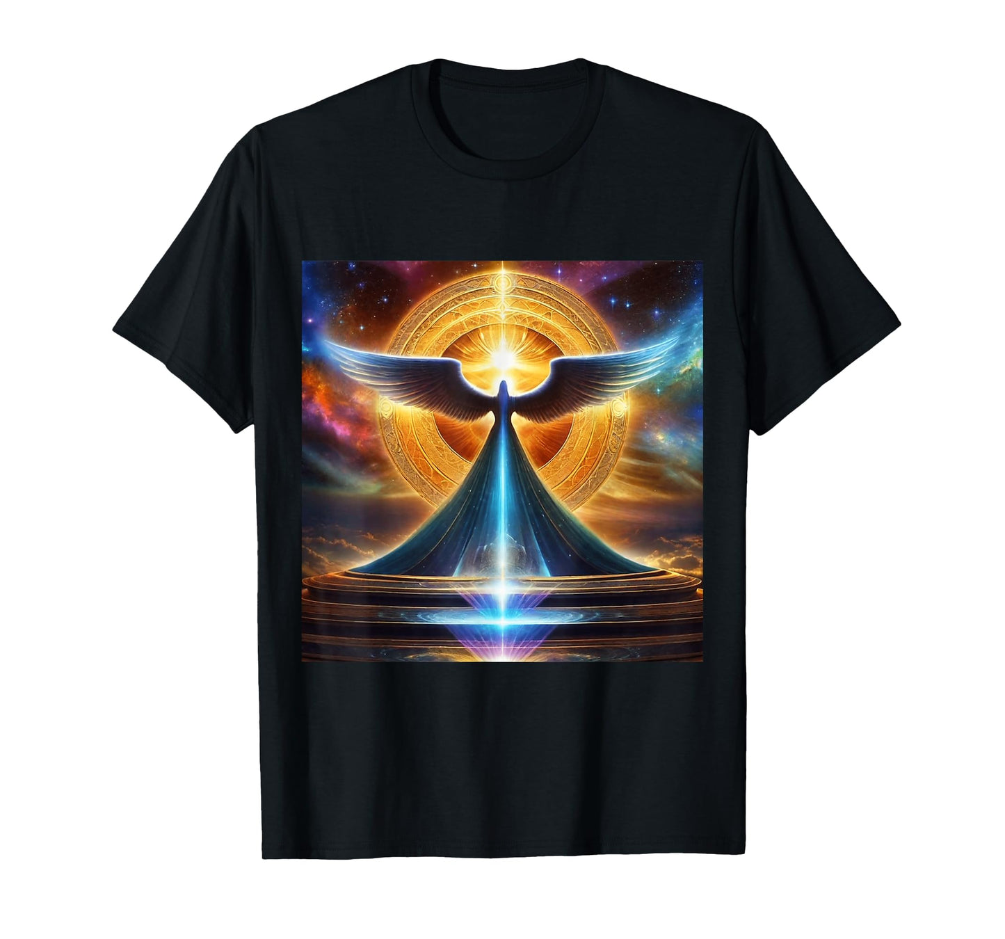Spiritual Magic Angelic Bohemian Chakra Meditation New Age T-Shirt