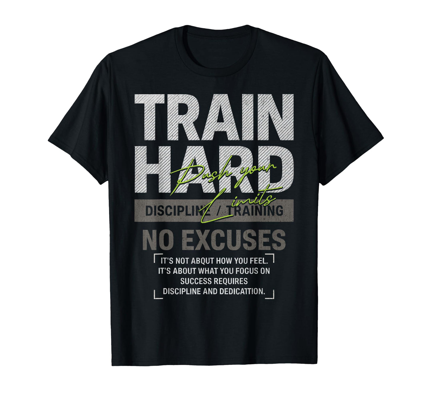 Y2K Fitness Quote Gym Training Discipline Yoga Sport Workout T-Shirt