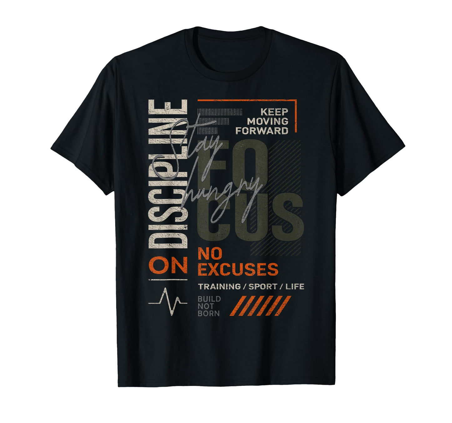 Y2K Fitness Quote Gym Training Discipline Yoga Sport Workout T-Shirt