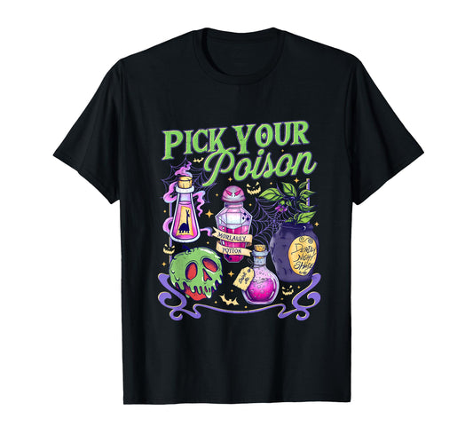 Pick Your Poison Vintage Princess Halloween T-Shirt