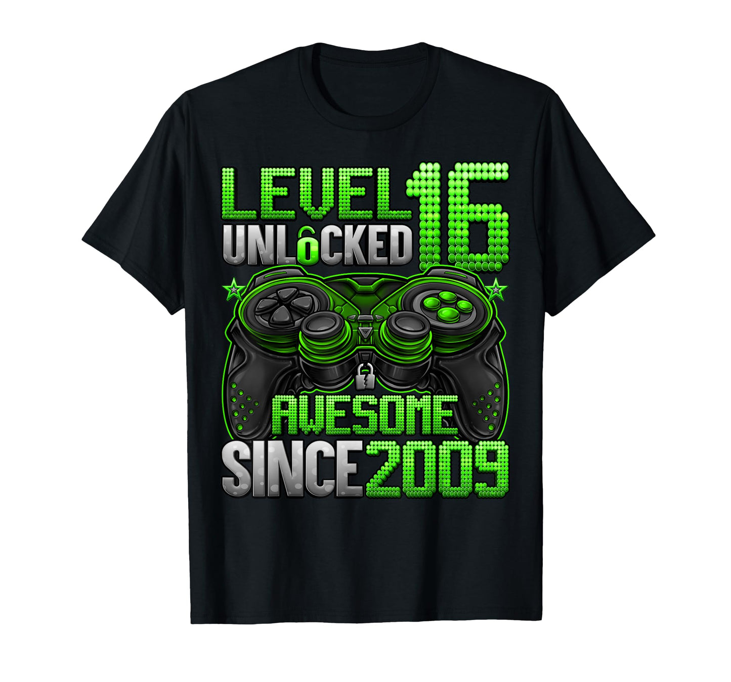 Level 16 Unlocked 16 Year Old Gifts Boys 16th Birthday Boy T-Shirt