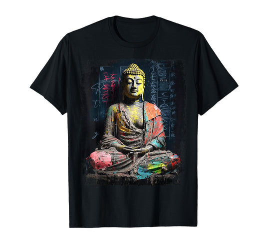 Hip Hop Y2K Vintage Hipster Retro Edgy Streetwear Buddha T-Shirt