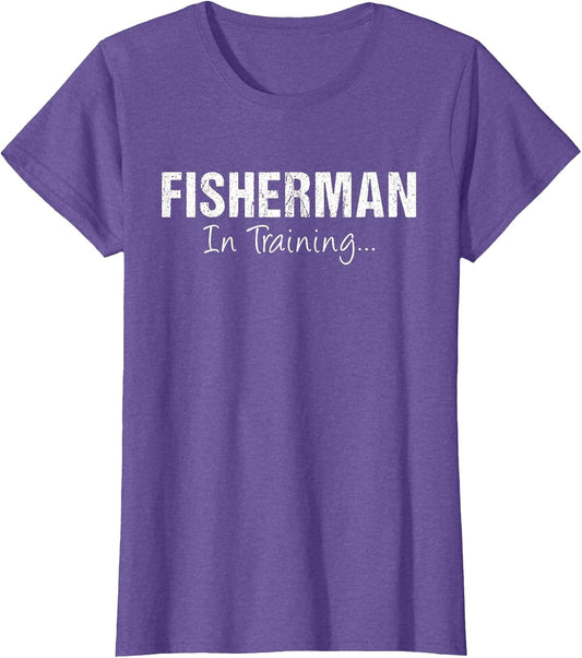 Fisherman in Training Funny Job Name Future Fishing
