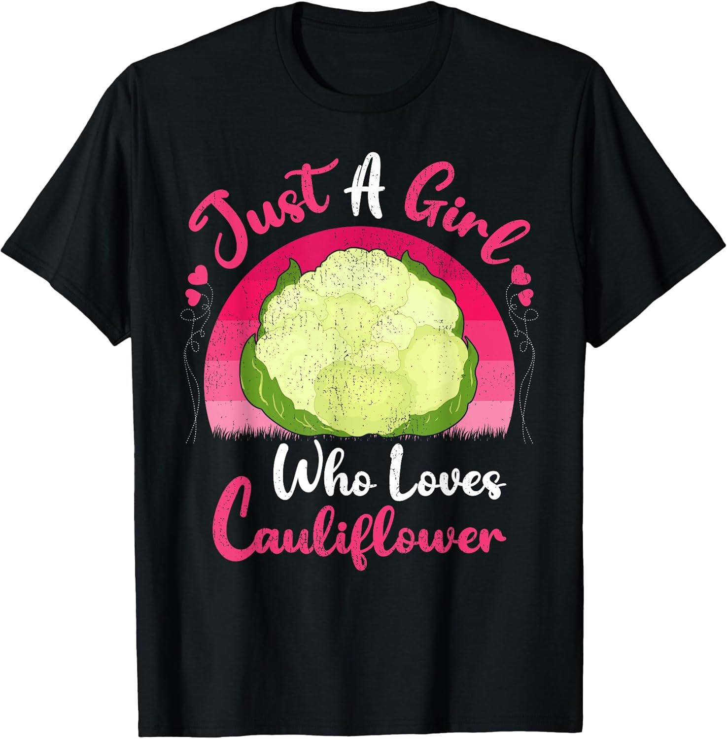Vintage Cauliflower Lover Just A Girl Who Loves Cauliflower