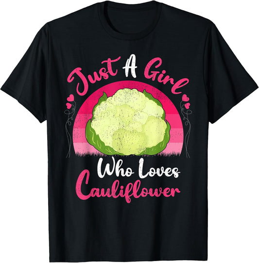 Vintage Cauliflower Lover Just A Girl Who Loves Cauliflower