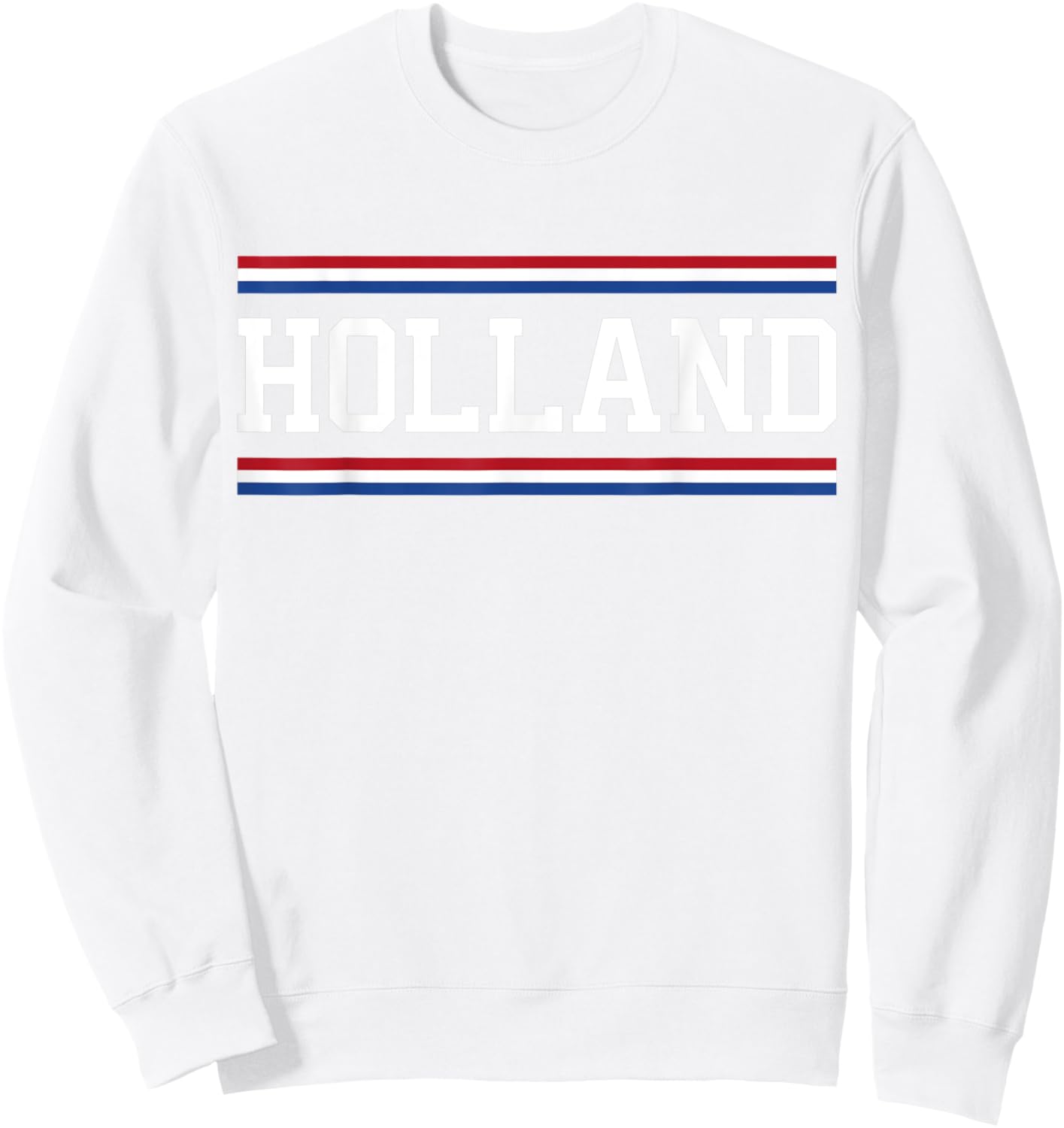 Holland T Shirt Women Men Kids Dutch Flag Orange Netherlands Sweatshirt - Sweatshirt | White