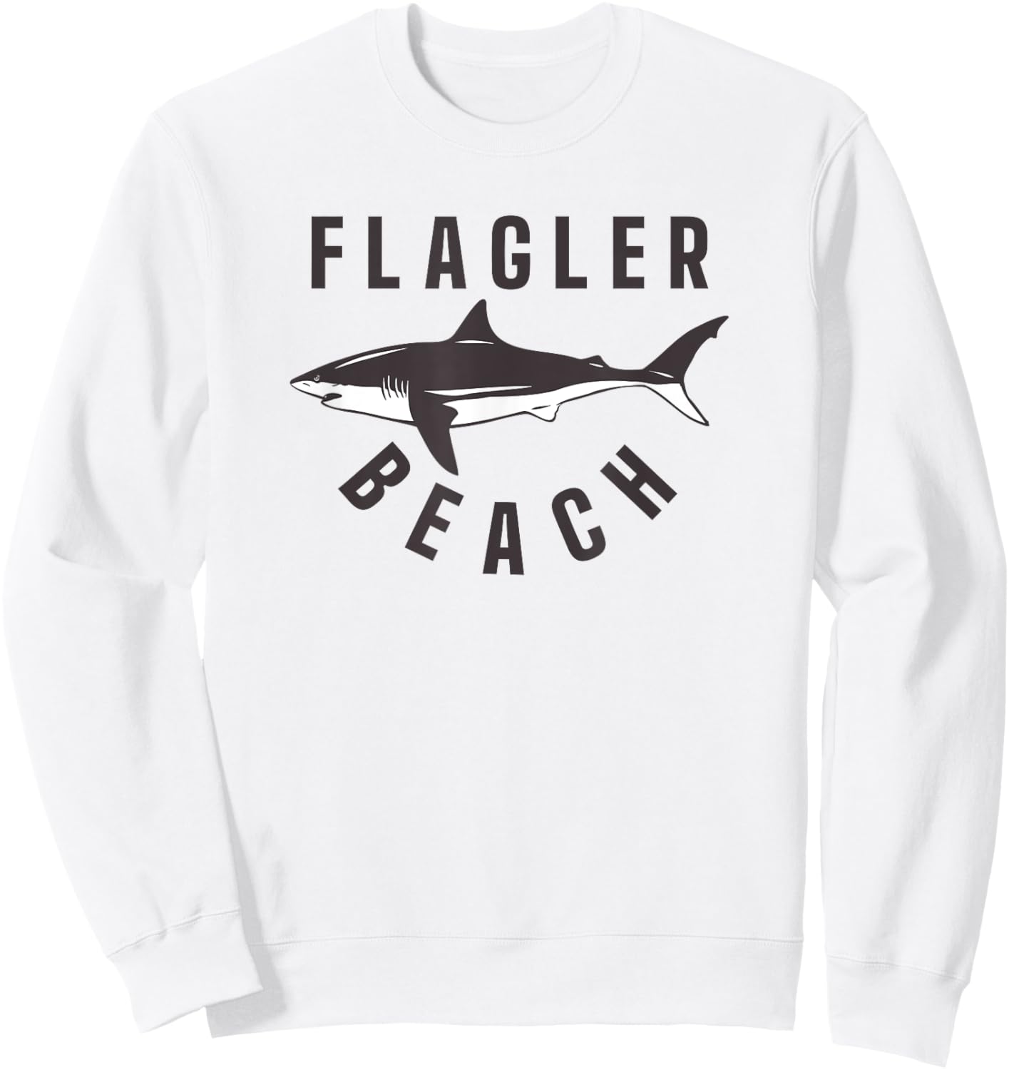 Flagler Beach Sweatshirt - Sweatshirt | White