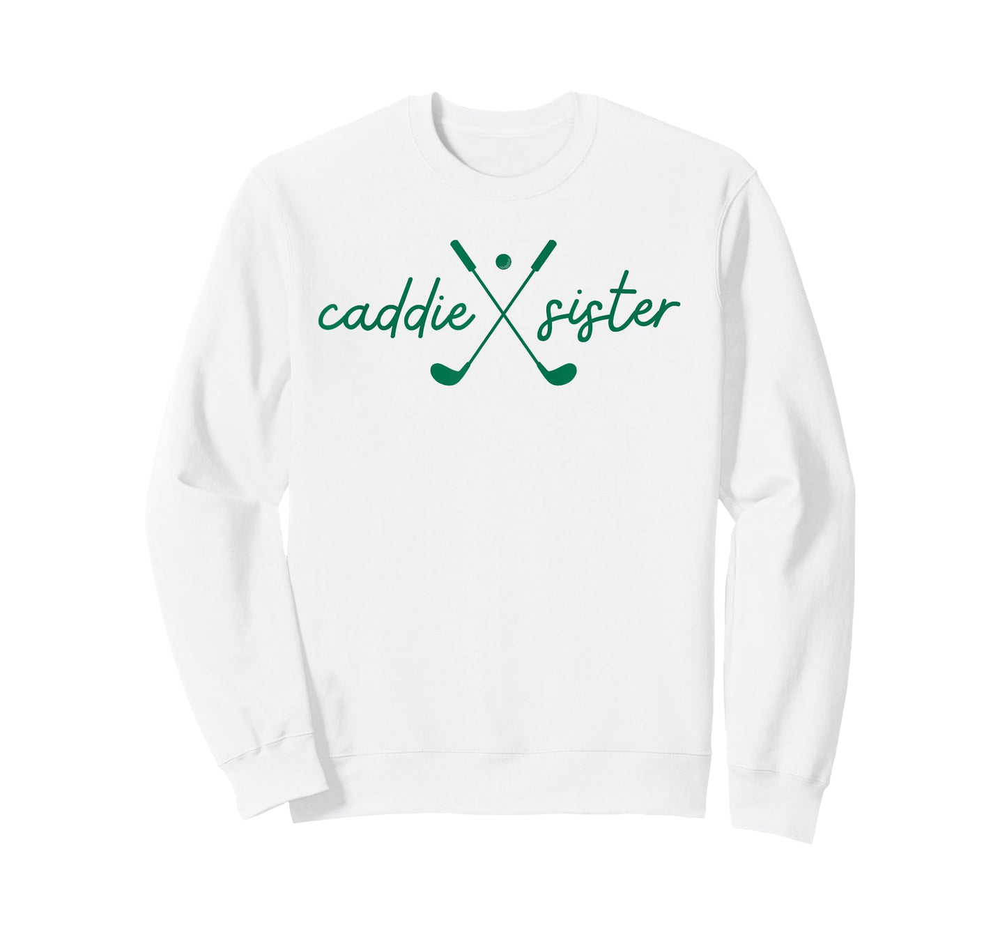 Caddie Sister Cute Golfing Golfer Girl Fun Golf 1st Birthday T-Shirt
