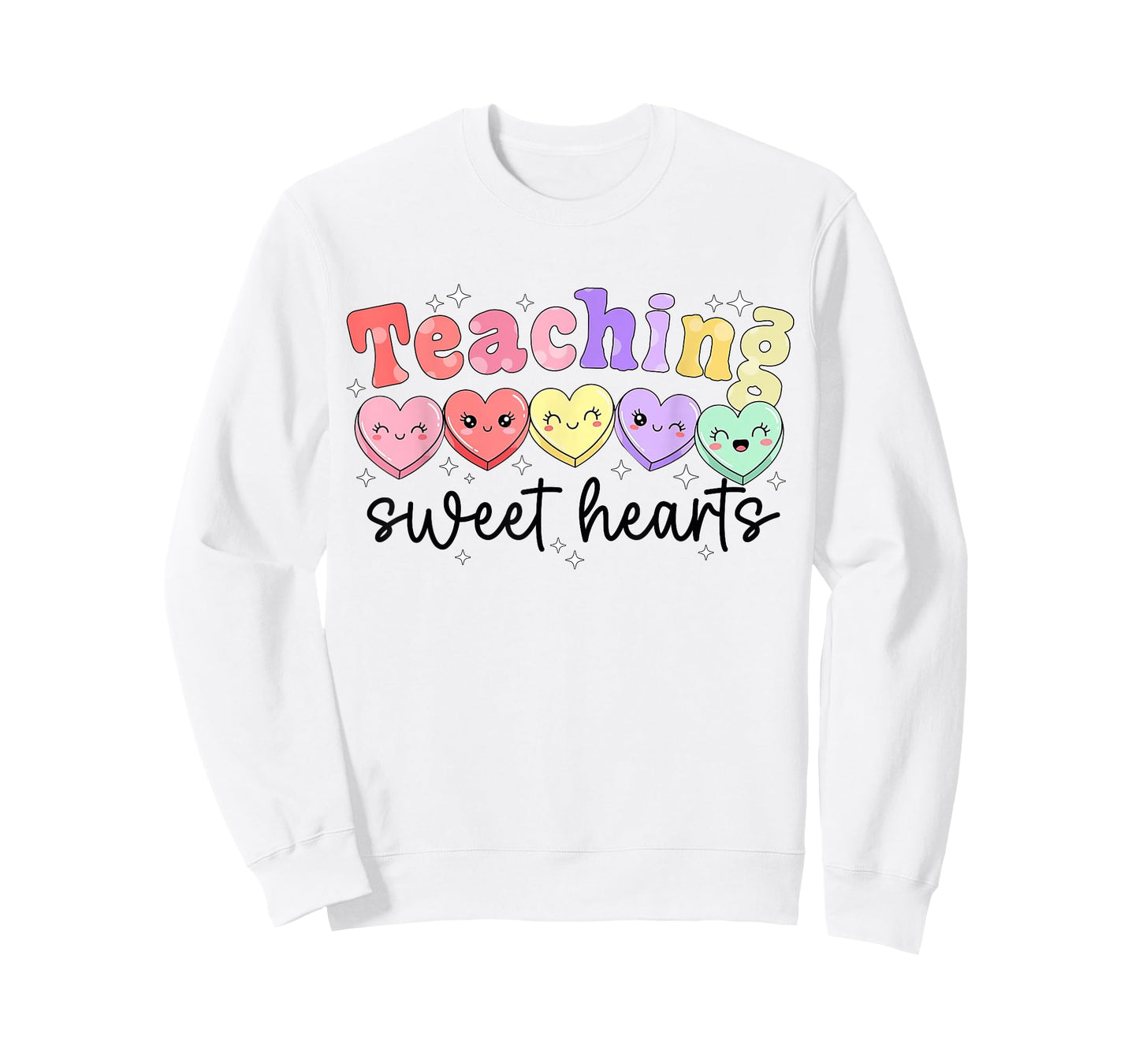 Teaching Sweet Hearts Valentine Teacher Paraprofessional T-Shirt