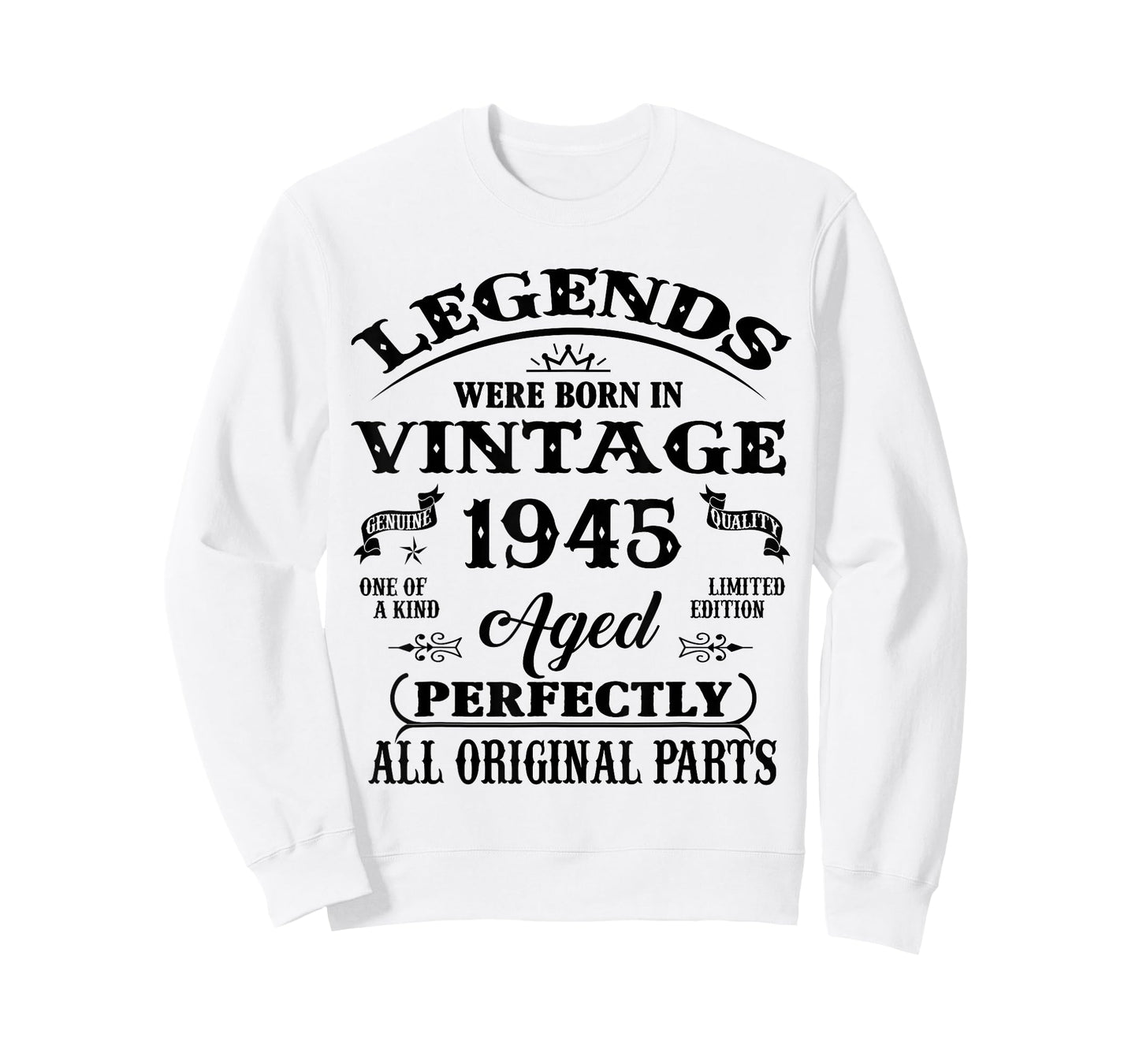81st Birthday Gift Legend Born in 1945 81 for Years Old T-Shirt