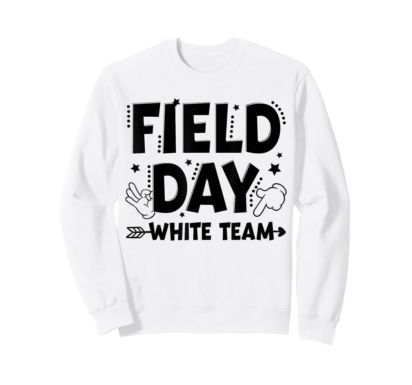 White Team Field Day Color Game Competition Men Women Kid T-Shirt