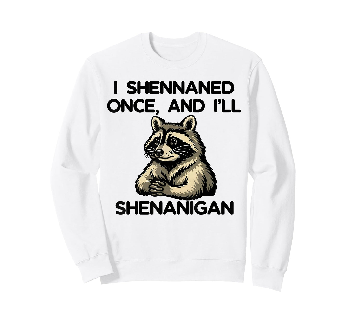 If I Shennaned Once I'll Shenanigan Raccoon St Patrick's Day T-Shirt