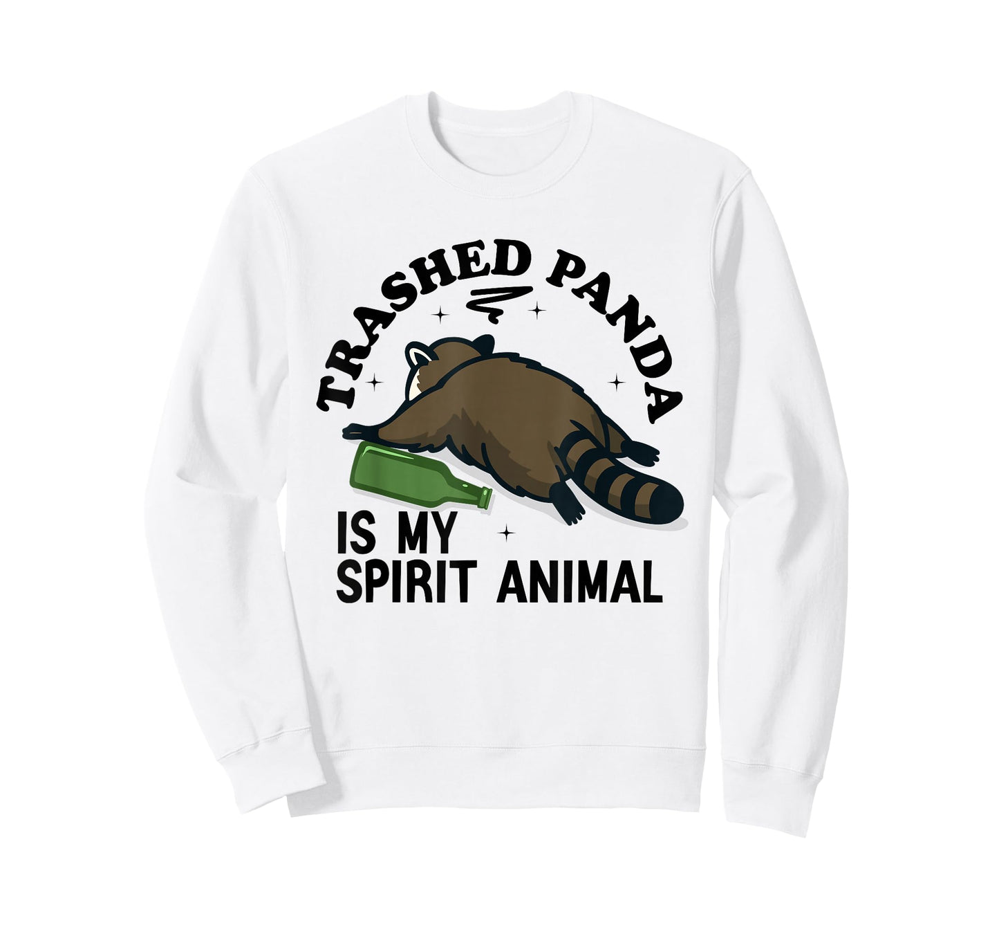 Trashed Panda is My Spirit Animal Funny Trash Racoon Meme T-Shirt