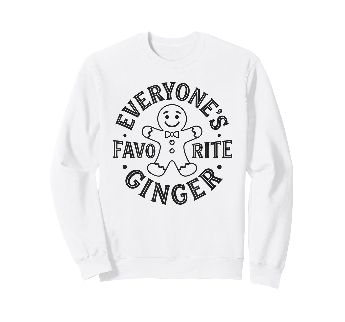 Everyone's Favorite Ginger T Funny Gingerbread Man Christmas T-Shirt
