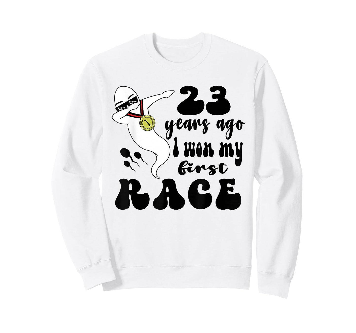 23 Years Ago I Won My First Race, 23rd Birthday Funny T-Shirt