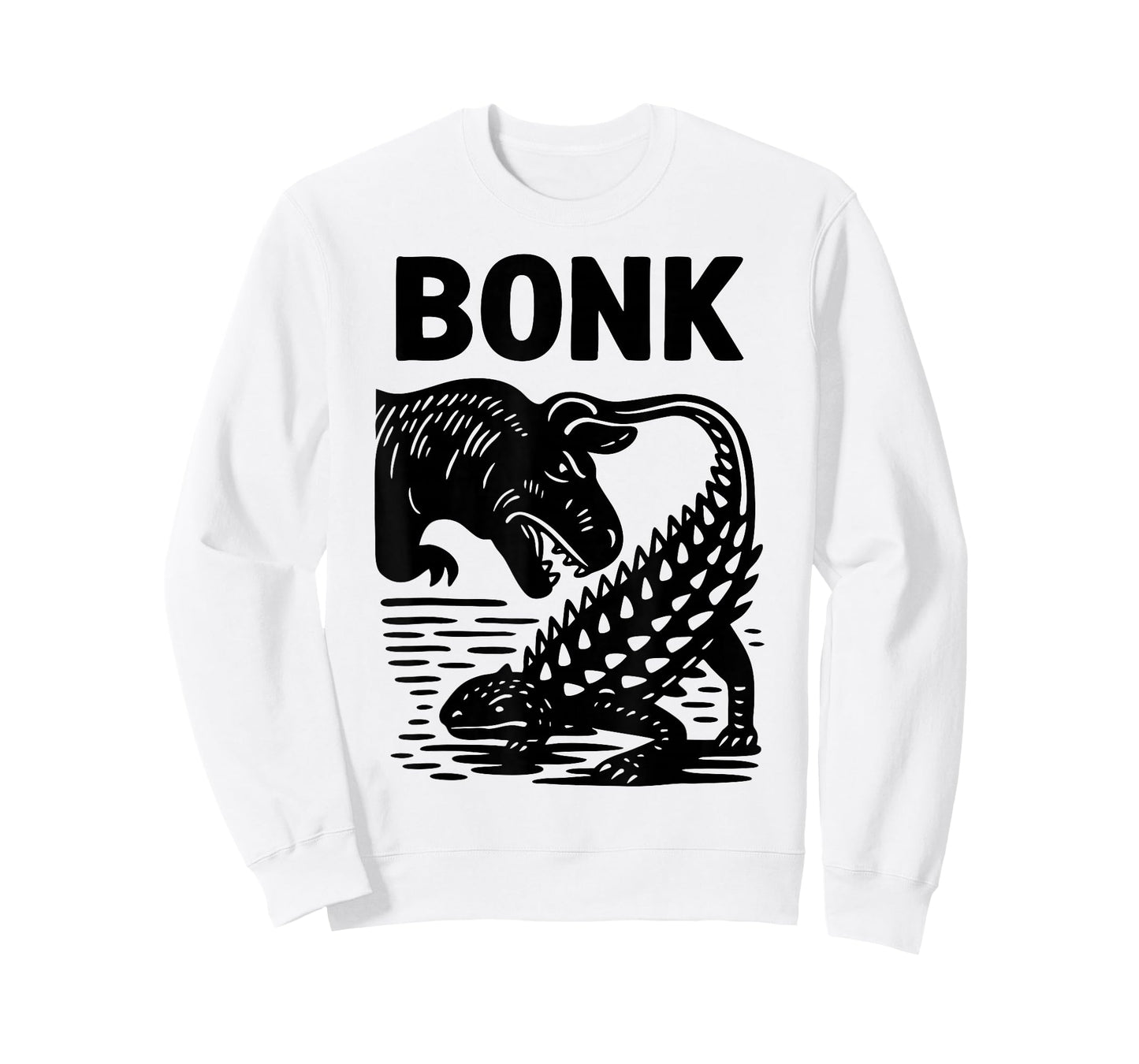 Funny Bonk Dinosaur Gift Prehistoric Humor Ankylosaurus Dino T-Shirt