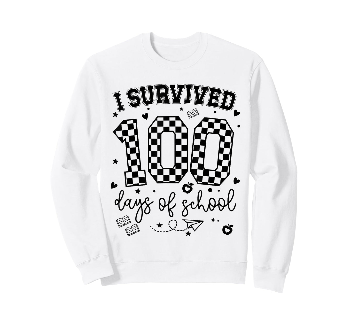 I Survived 100 Days of School Students Teachers 100th Day T-Shirt