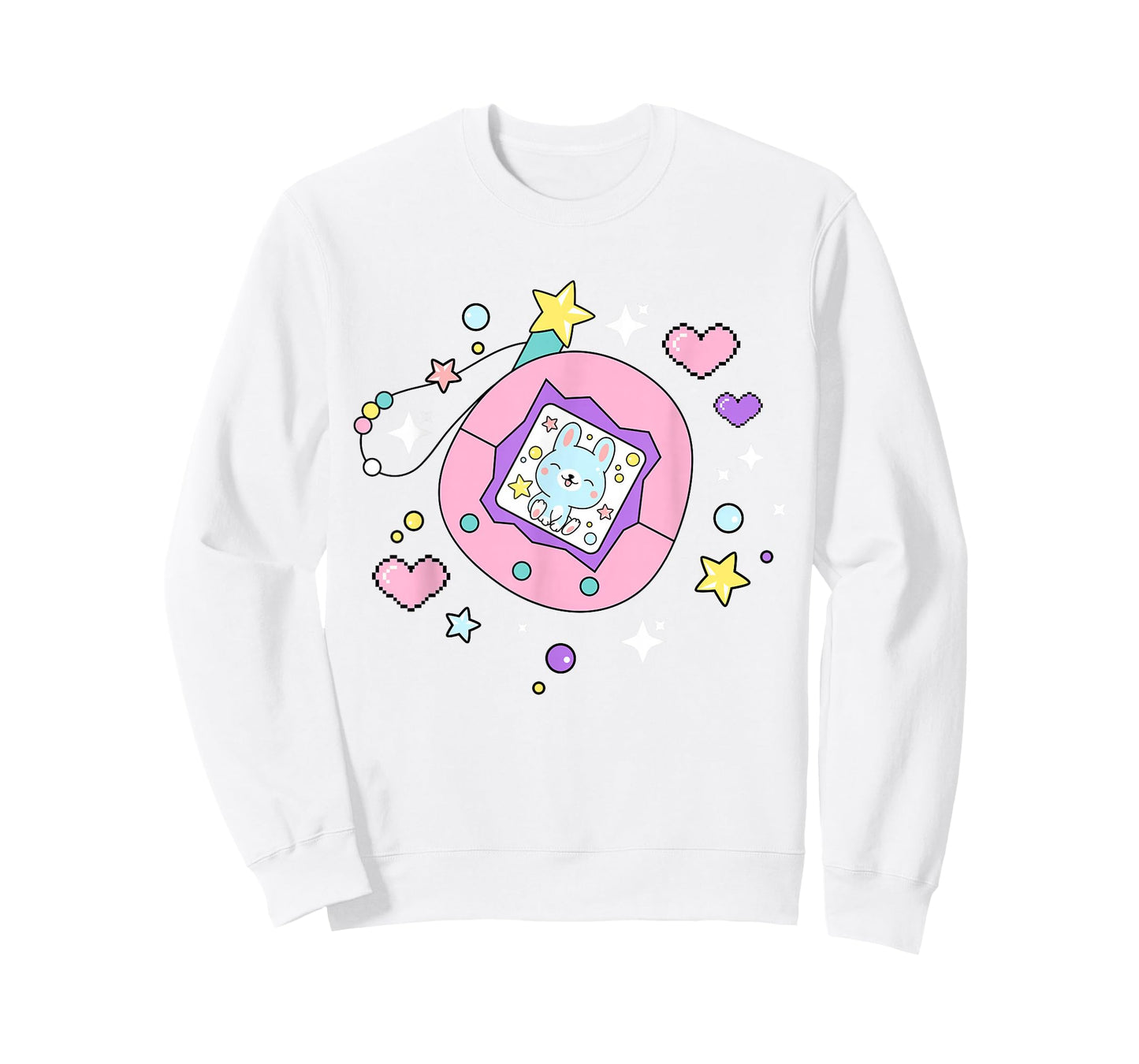 Tamagotchi Bunny Retro Pixel Style T-Shirt