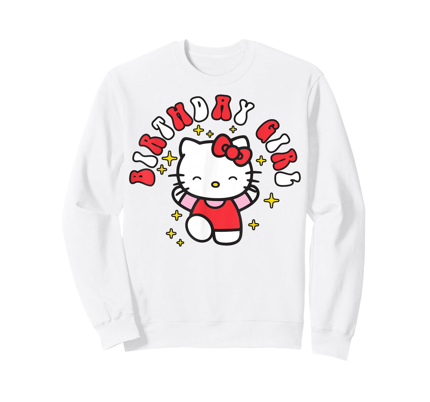 Hello Kitty Birthday Girl Hello Kitty Glimmering Happy Cheer T-Shirt