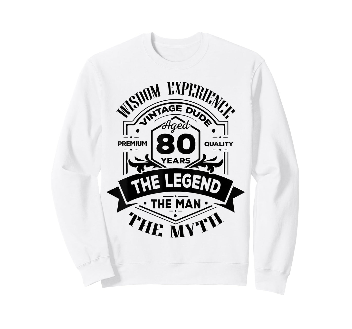 Vintage The Man Myth Legend 80 Birthday Tee for 80 Years Old T-Shirt