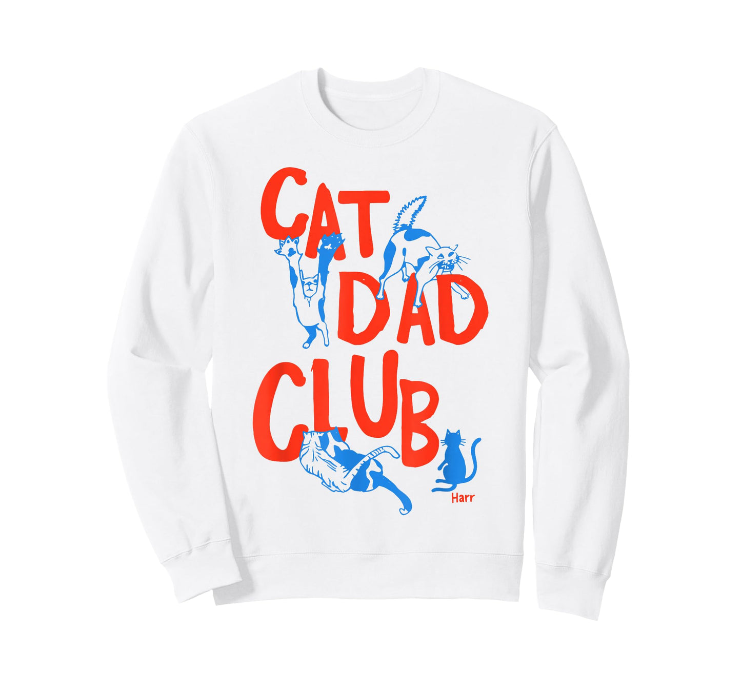 Vintage Cat Dad Club Life is Better with Cats Funny Cat Dad T-Shirt