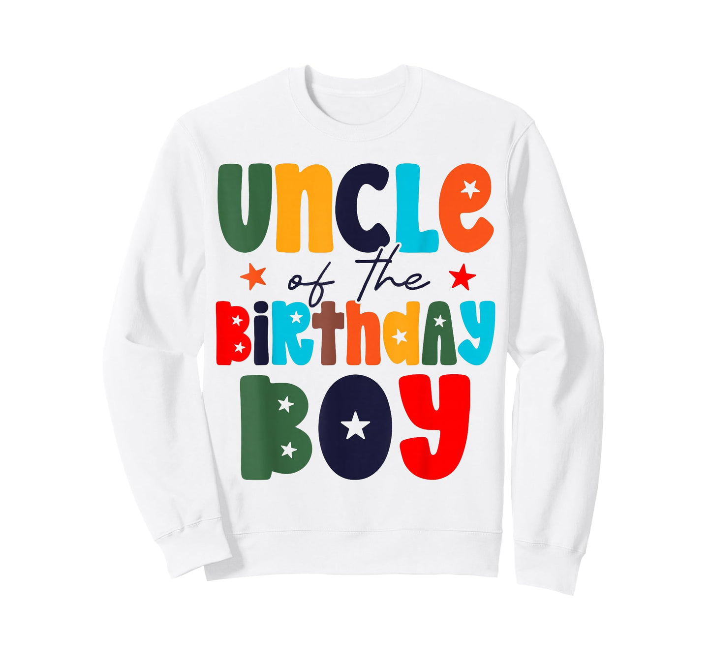 Uncle of The Birthday Boy Matching Family Birthday Party T-Shirt