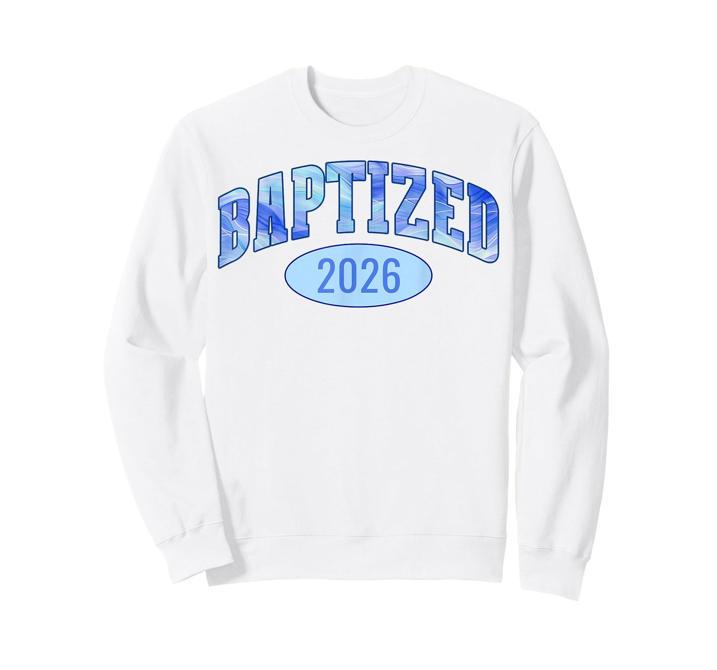 Baptized 2026 Sports Aesthetic Christian Baptism T-Shirt
