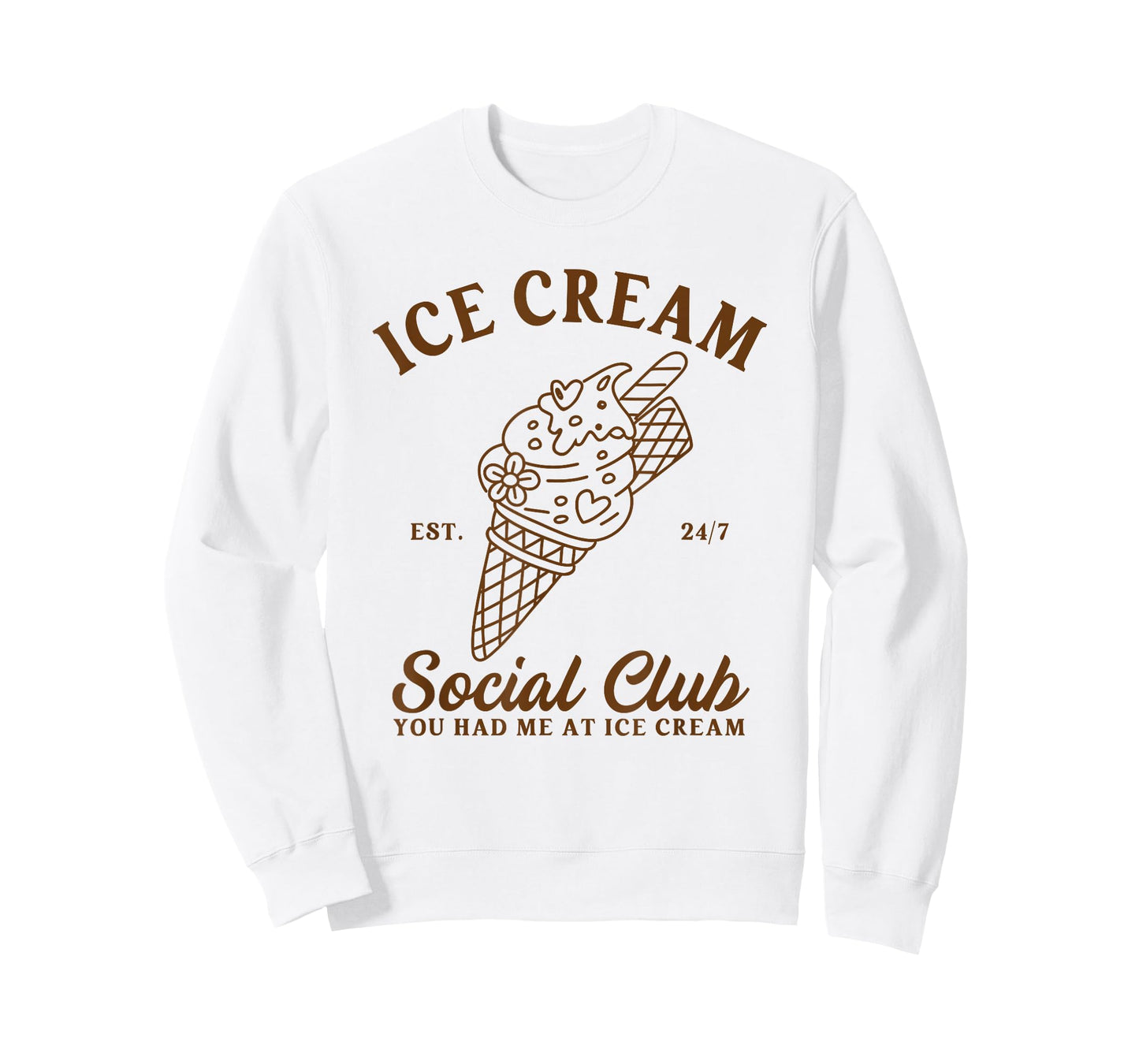 Ice Cream Lover Dessert Ice Cream Social Club Summer Gelato T-Shirt