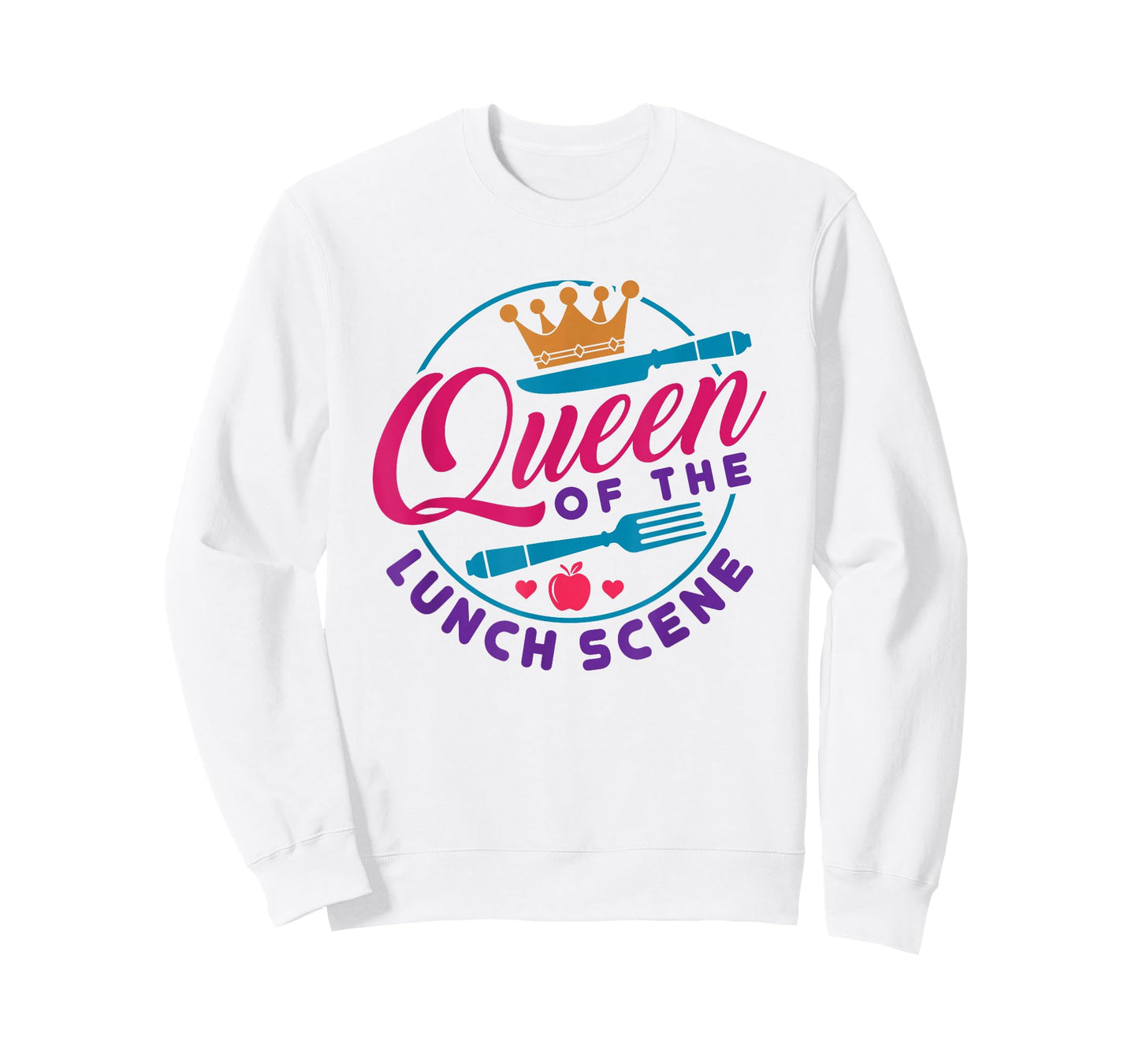 Cafeteria Worker Lunch Lady Women Queen of The Lunch Scene T-Shirt