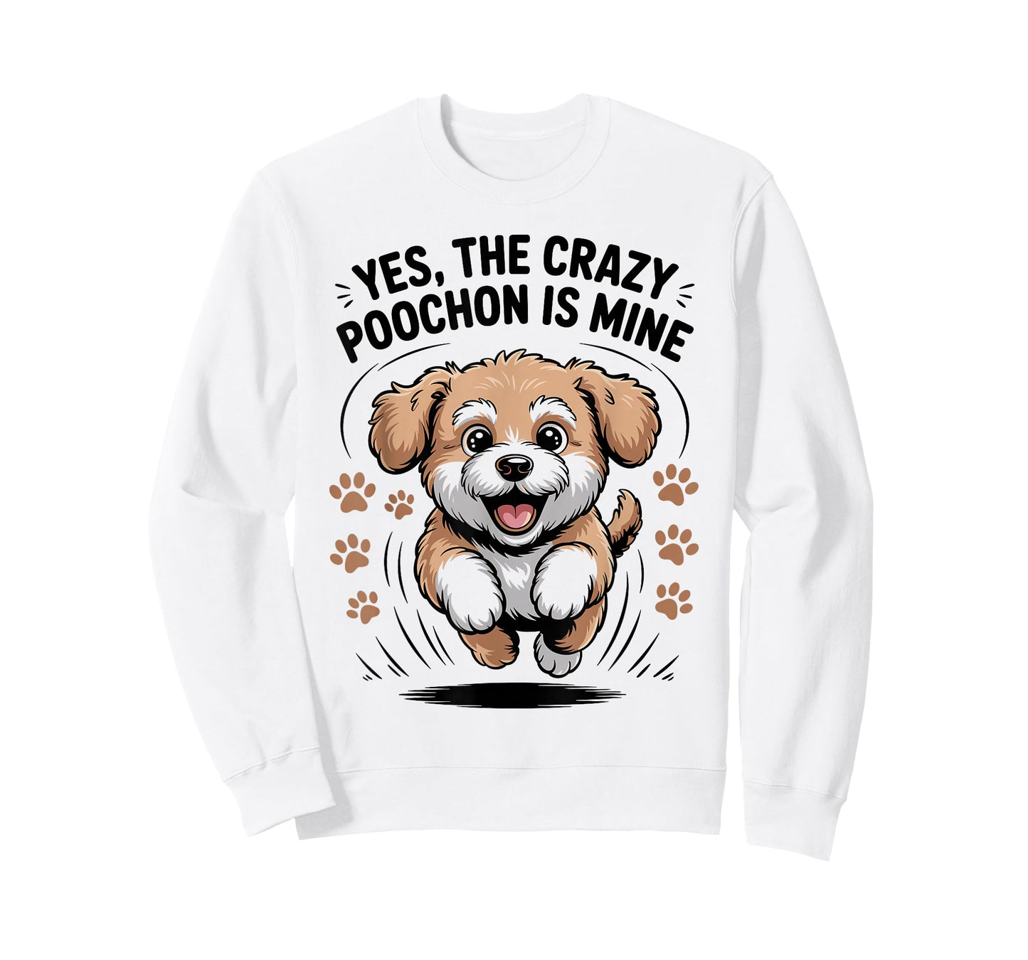 Cute Poodle Bichon Dog Cross Mix Breed Pet Funny Poochon T-Shirt