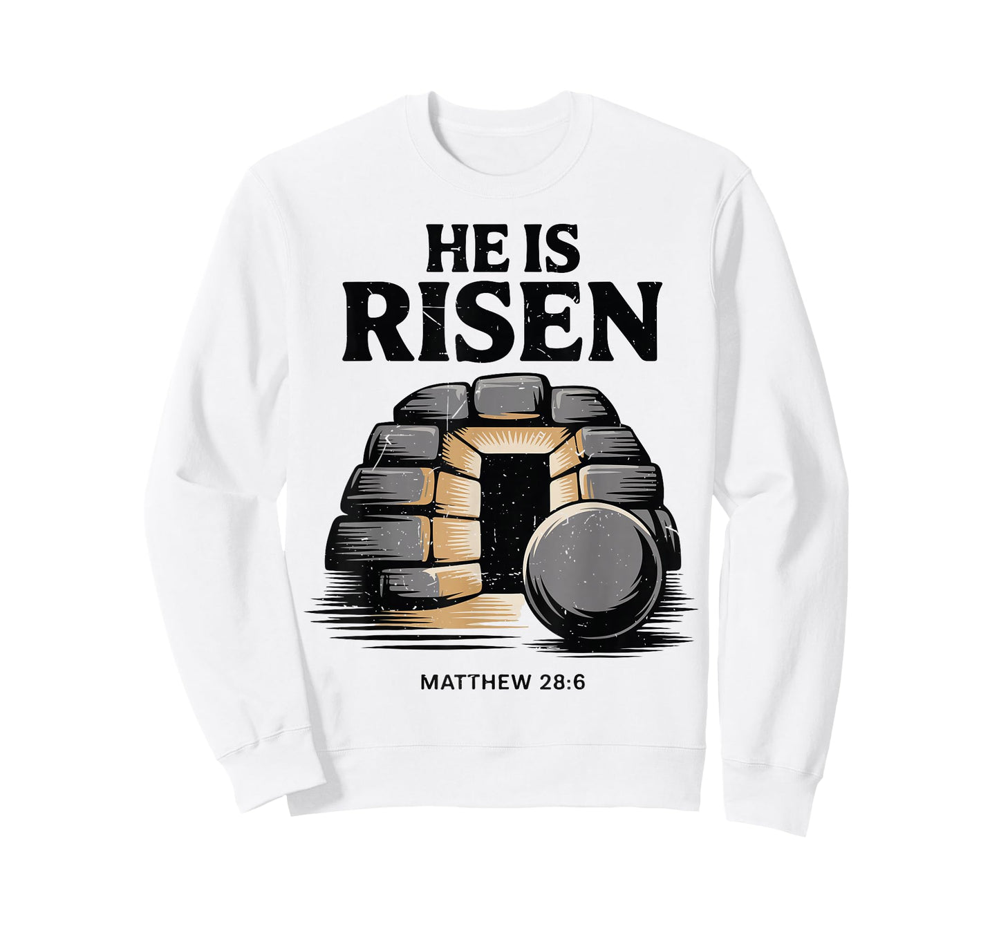 He is Risen Jesus Resurrection Easter Day Outfit Baby Boy T-Shirt