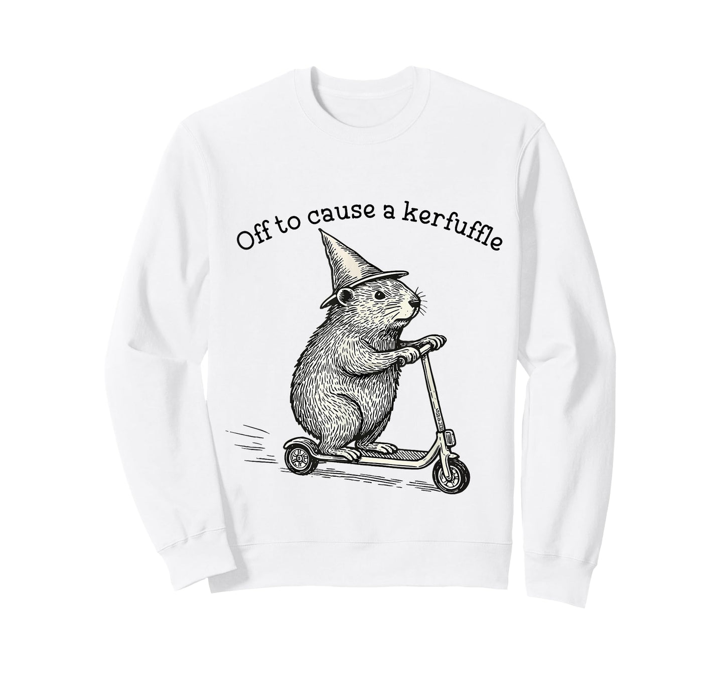 Off to Cause A Kerfuffle Weirdcore Sayings Funny Meme T-Shirt