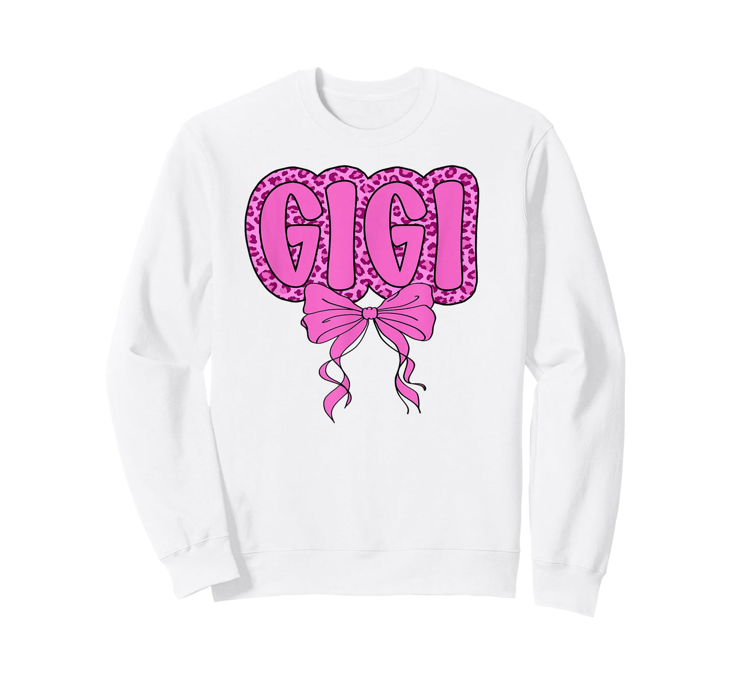 Gigi Floral Coquette Bow Pink Mother's Day Women Grandma T-Shirt