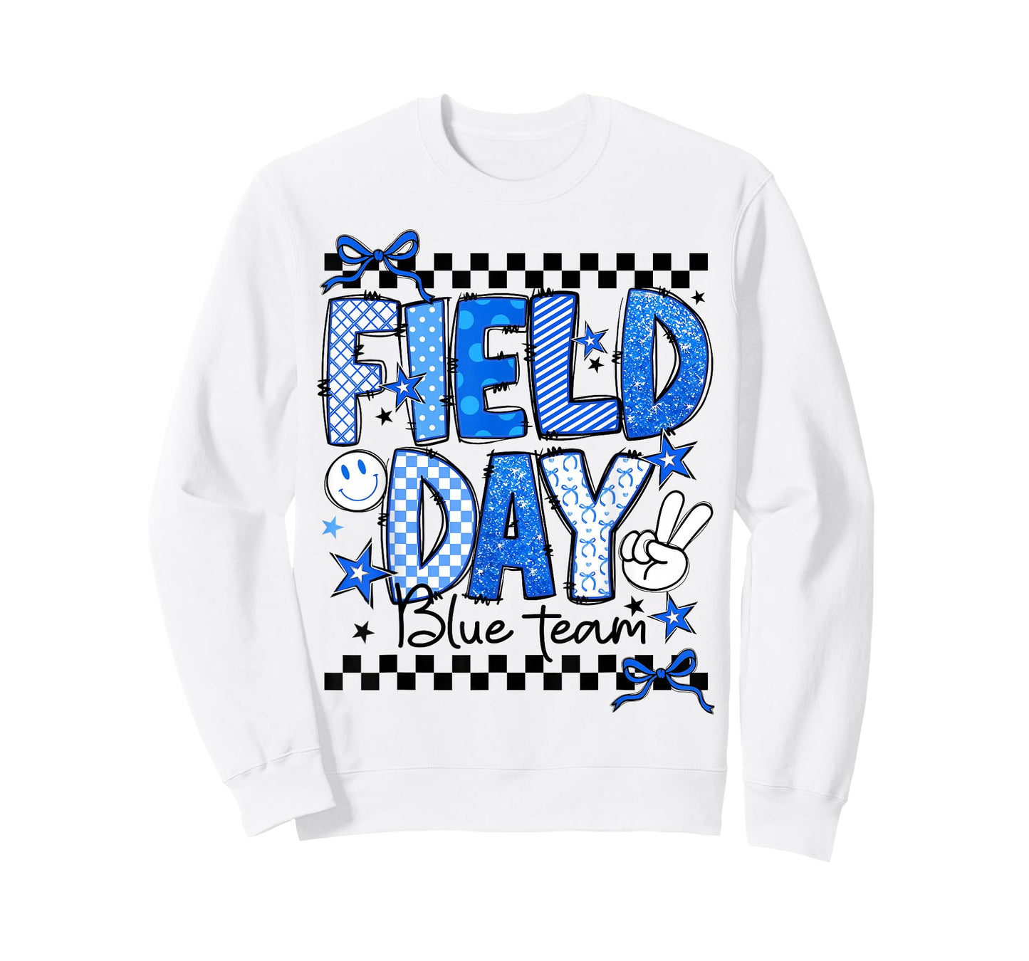 Field Day Blue Team Let The Games Begin Fun Day Field Trip T-Shirt