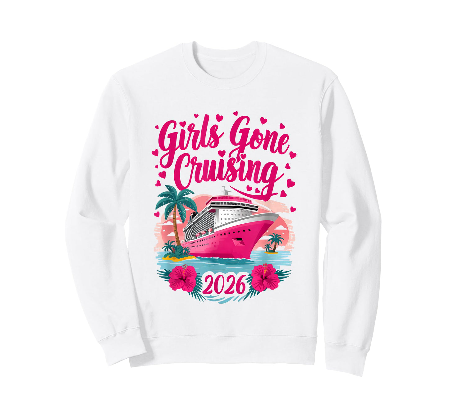 Girls Gone Cruising 2026 Women Cruise Vacation Bestie Women T-Shirt