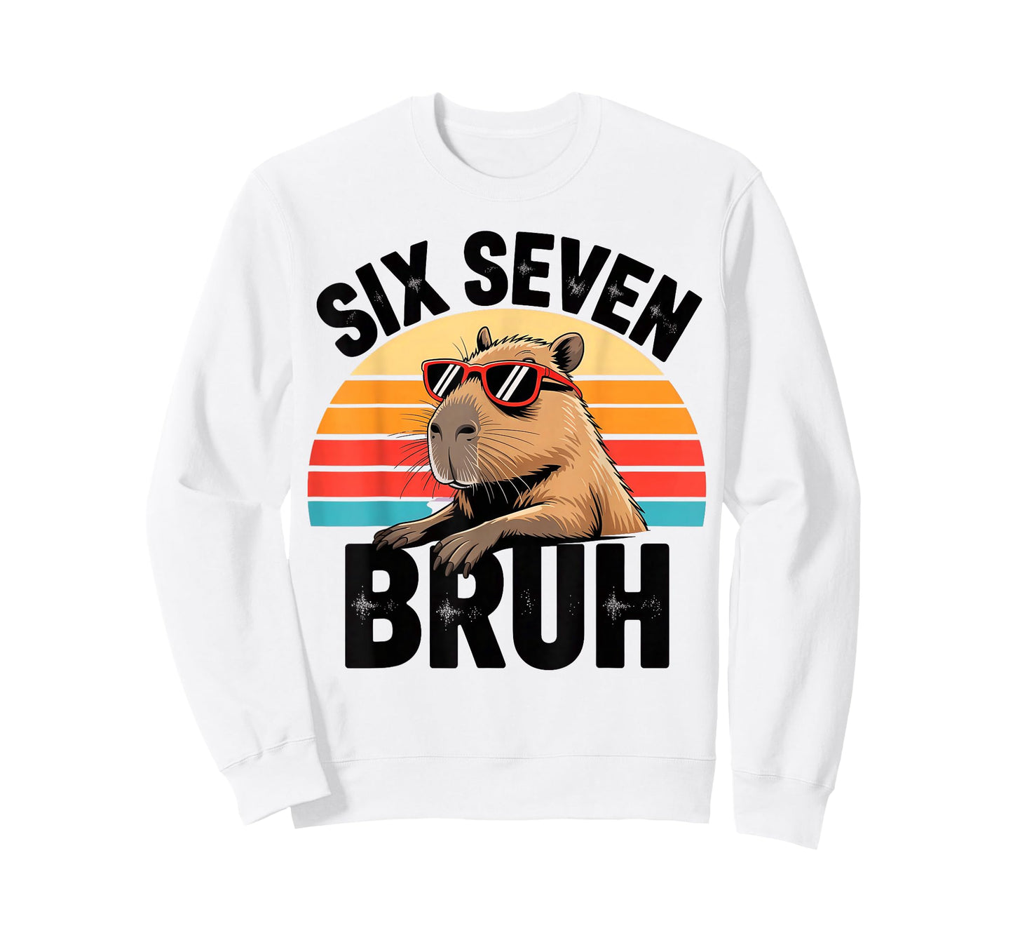 Six Seven Bruh 67 Meme Capybara T-Shirt