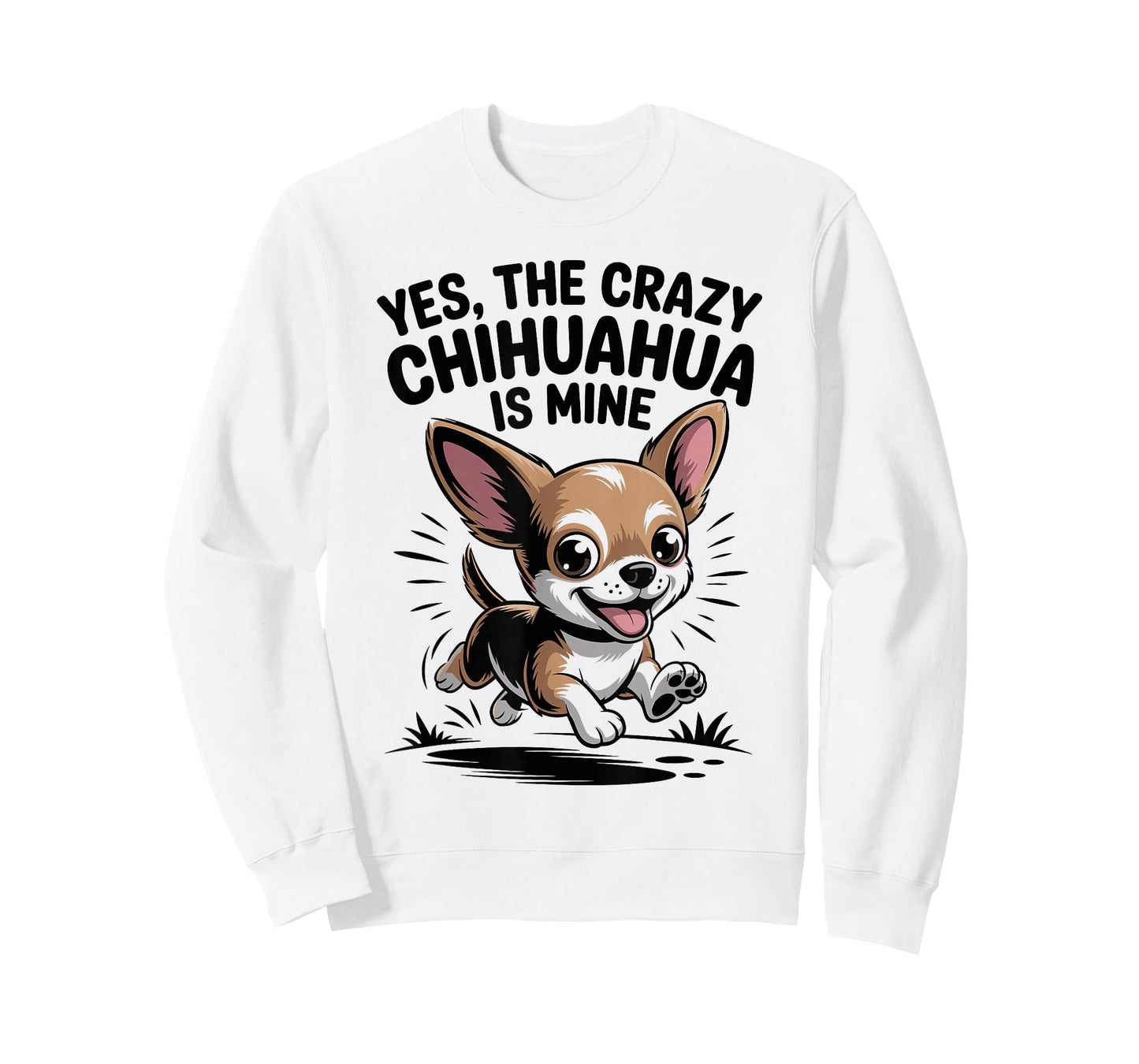 Cute Pet Owner Small Dog Breed Lover Cartoon Funny Chihuahua T-Shirt