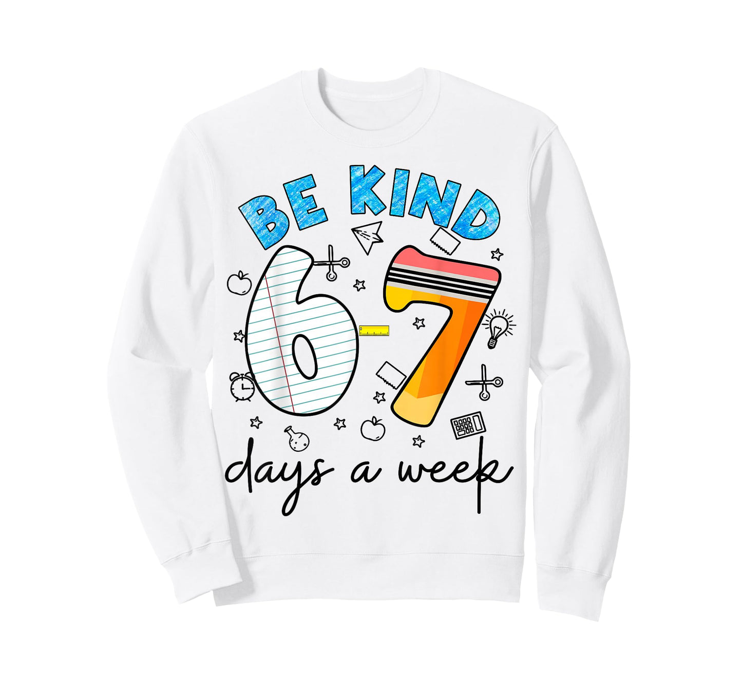 Be Kind 6-7 Days A Week for Teachers Students Matching T-Shirt