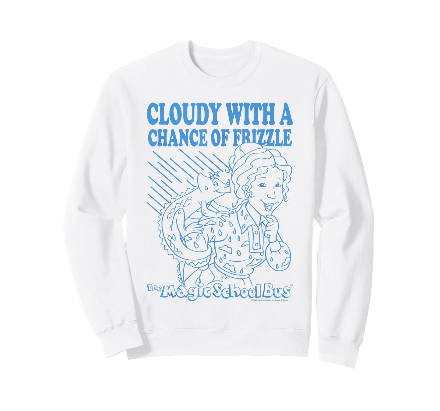 The Magic School Bus Cloudy with a Chance of Frizzle Cartoon T-Shirt