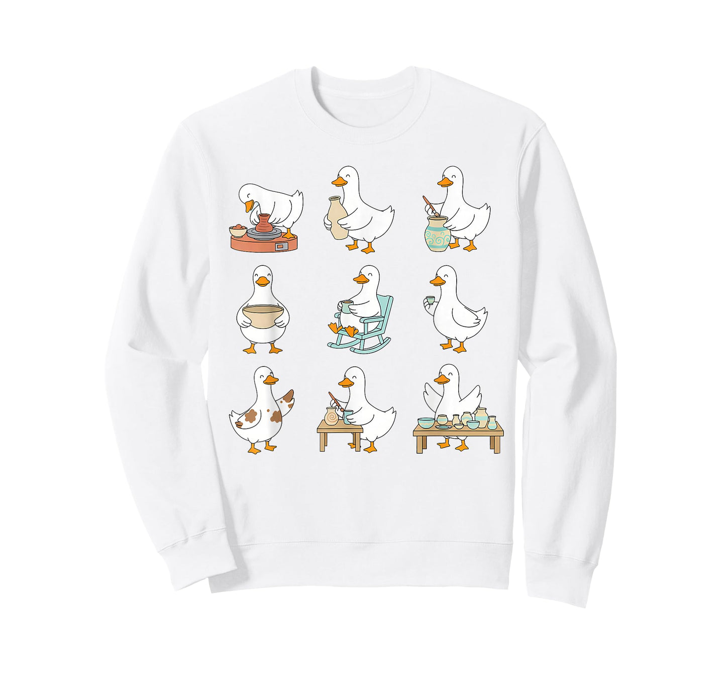 Clay Whisperer Pot Dealer Ceramic Silly Goose Making Pottery T-Shirt